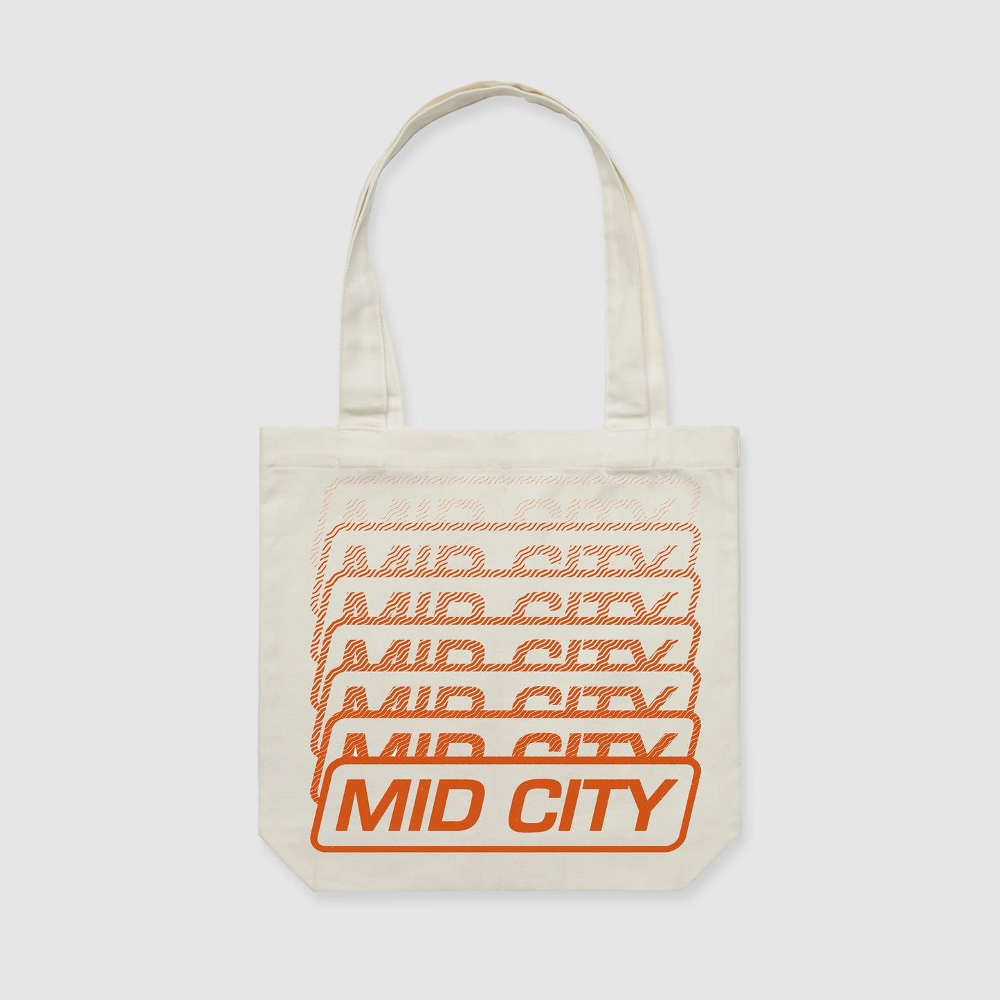 MID CITY Tote Bag - Black/White